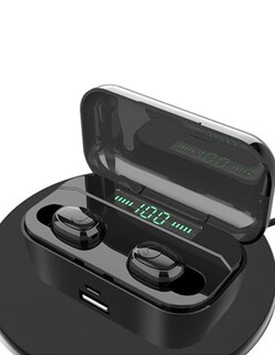 Foto 2 | Audífonos Manos Libres con Bluetooth Fralugio G6s color Negro True Wireless Touch con Power Bank