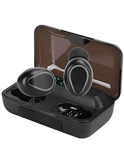 Foto 3 | Audífonos Inalámbricos Bluetooth Fralugio Manos Libres 5.0 F9 Fluid con Power Bank Negro