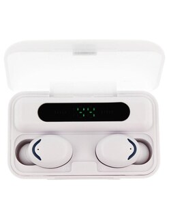 Foto 2 | Audífonos Inalámbricos Bluetooth 5.0 Fralugio Manos Libres F9 Takakura Tws Blanco