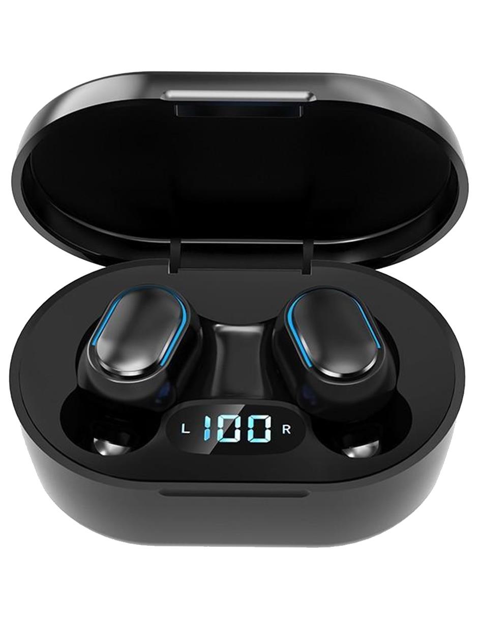 Foto 1 | Audífonos Manos Libres Bluetooth 5.0 Fralugio Earpods E7s Plus Pantalla Led Tws Negro