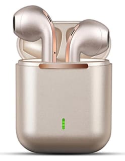 Foto 2 | Audífonos Bluetooth 5.0 Manos Libres Touch Fralugio Hd Sound Fralugio J18 Dorado