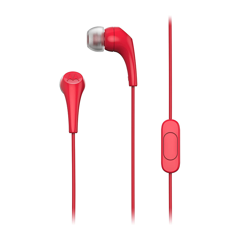 Foto 2 pulgar | Audífonos Motorola Manos Libres Earbuds 2-s 2022 Jack 3.5 color Rojo