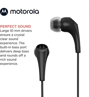 Foto 3 | Audífonos Motorola Earbuds 2-s In Ear 2022 Jack 3.5 color Negro