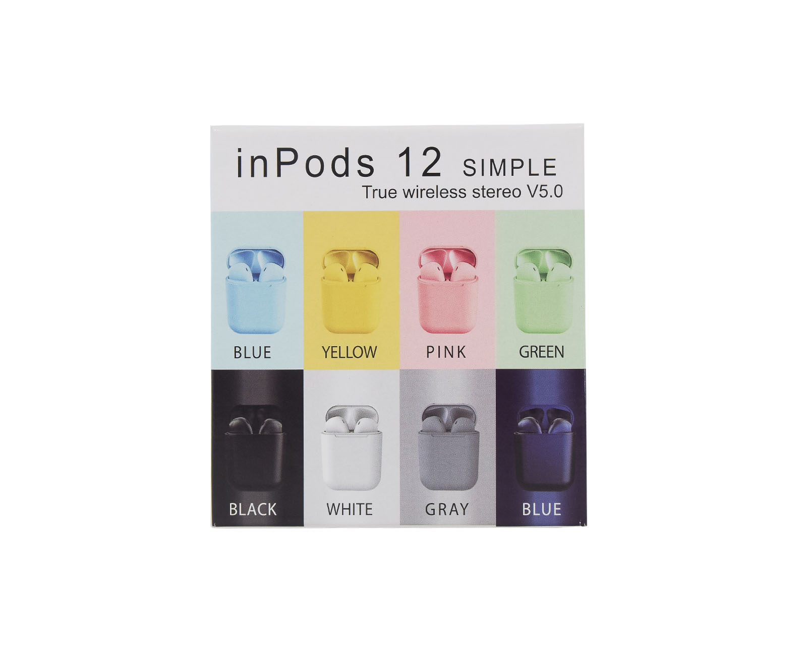 Foto 4 pulgar | Audífonos Inpods 12 color Azul Marino con Bluetooth 5.0