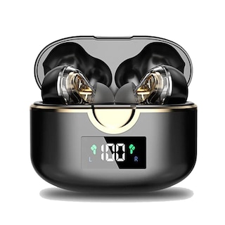 Foto 2 | Audífonos Bluetooth Manos Libres Fralugio T22 color Negro True Wireless