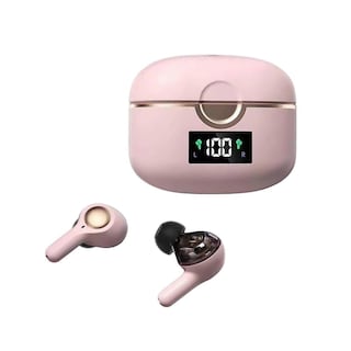 Foto 2 | Audífonos Bluetooth Manos Libres Fralugio T22 color Rosa True Wireless