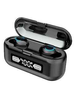 Foto 1 | Audífonos Tws Petukita Box F9-8 Pro 9D color Negro más Caja de Carga