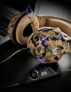 Foto 2 | Audífonos con Micrófono Petukita Box G2600 Multicolor Camuflaje