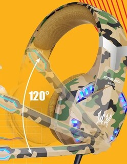 Foto 3 | Audífonos con Micrófono Petukita Box G2600 Multicolor Camuflaje