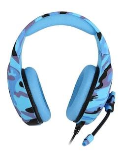 Foto 3 | Audífonos con Micrófono Onikuma color Azul Camuflaje K1