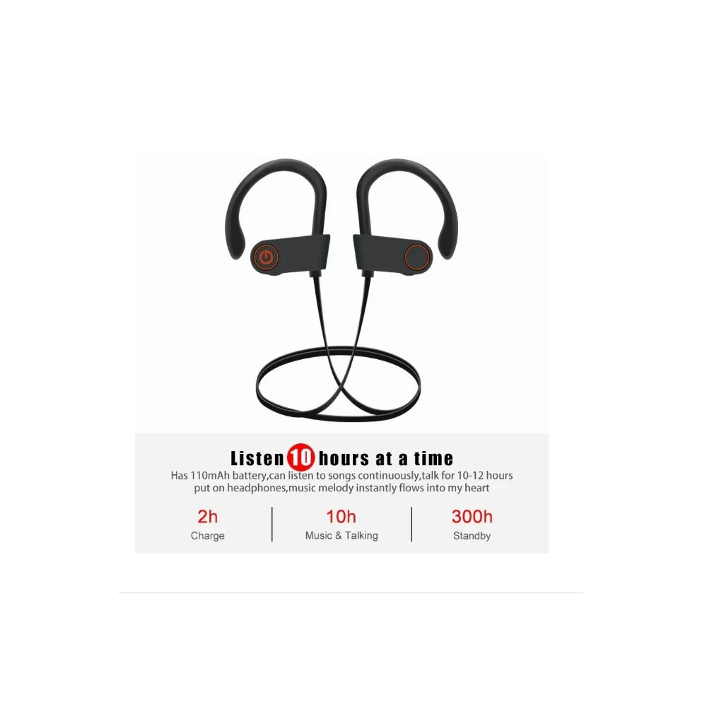 Foto 3 pulgar | Audífonos Inalámbricos con Bluetooth y Micrófono color Negro