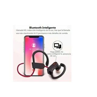Foto 3 | Audífonos Inalámbricos con Bluetooth y Micrófono color Rojo con Negro