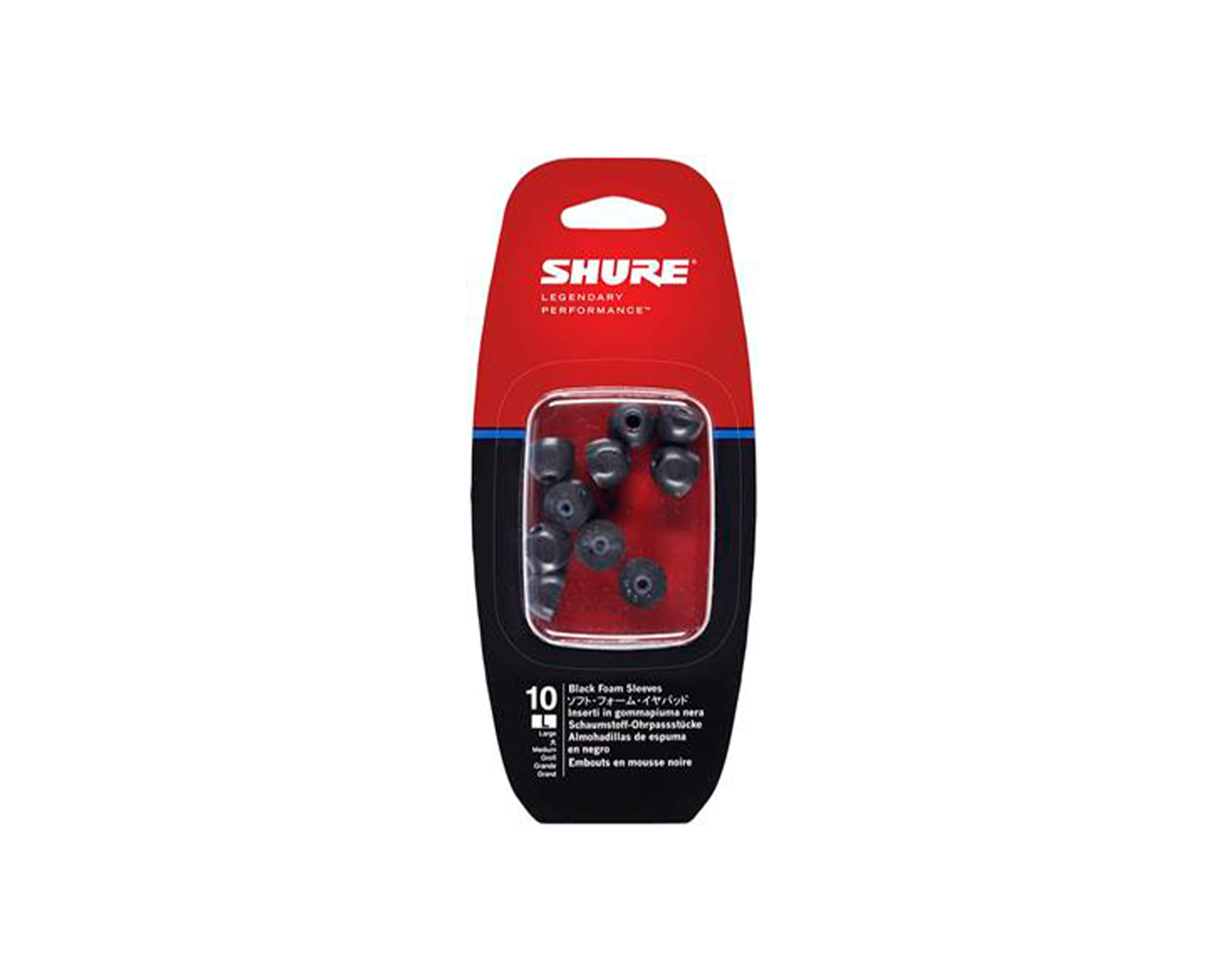 Foto 2 | Esponjas Flexibles para Audífonos Shure Eabkf1-10l color Negro