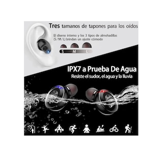 Foto 3 | Audífonos Inalámbricos color Negro con Estuche