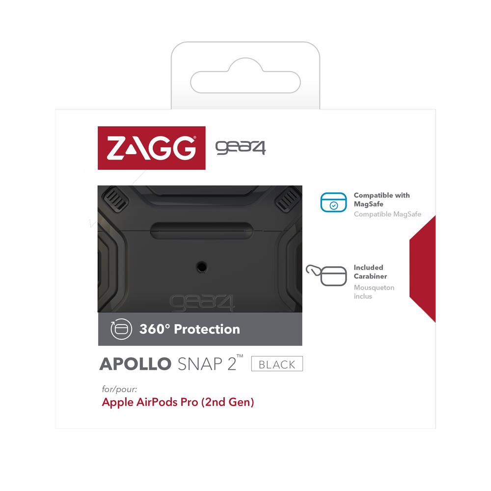 Foto 3 pulgar | Funda Protectora GEAR4 702010897 color Blanco Apollo Snap para AirPods Pro