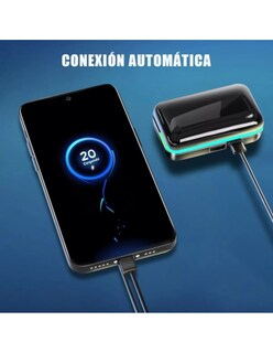 Foto 2 | Audífonos In-ear Petukita Box E10 color Negro y Caja de Carga