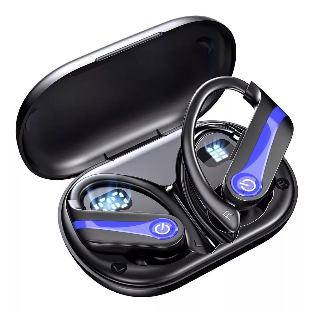 Foto 2 pulgar | Audífonos Inalámbricos Bluetooth Malubero color Negro con Azul
