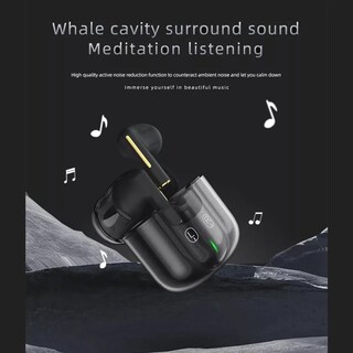 Foto 2 | Audífonos Fralugio Bluetooth Manos Libres 5.3 E30 Audio Hifi color Negro