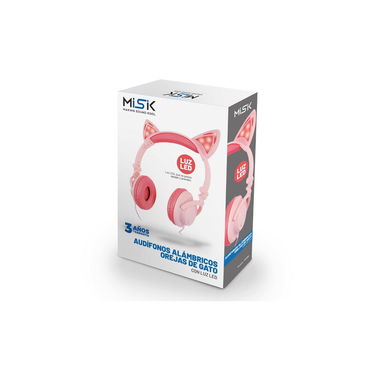Foto 5 pulgar | Audífonos Alámbricos Infantiles Misik MH660  color Rosa