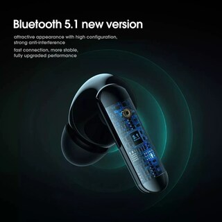 Foto 5 | Audífonos Inalámbricos Fralugio T38 TWS color Azul Bluetooth Control Táctil