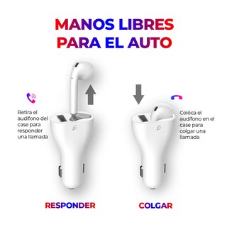 Foto 3 | Audífono/Manos Libres Elegate FMRV1 color Blanco