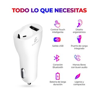 Foto 5 | Audífono/Manos Libres Elegate FMRV1 color Blanco