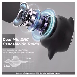 Foto 3 | Audífonos Inalámbricos Bluetooth Genérico Tws-e89 color Negro