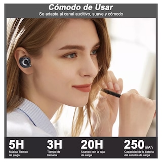 Foto 6 | Audífonos Inalámbricos Bluetooth Genérico Tws-e89 color Negro