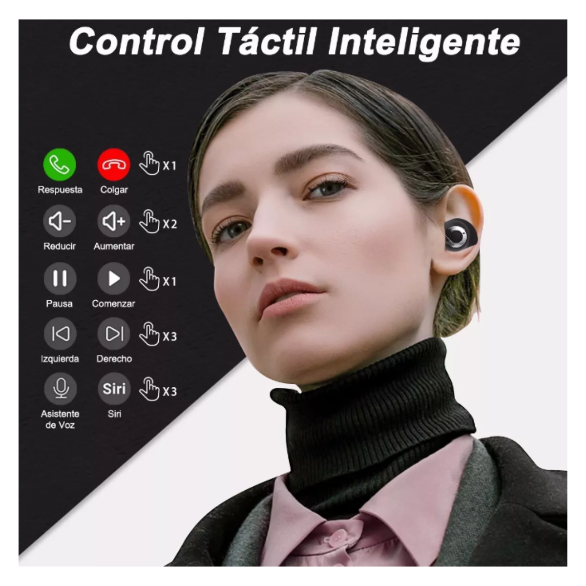 Foto 3 pulgar | Audífonos Inalámbricos Bluetooth Genérico Tws-e89 color Blanco