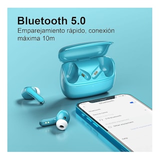Foto 4 | Audífonos Bluetooth Inalámbricos color Azul