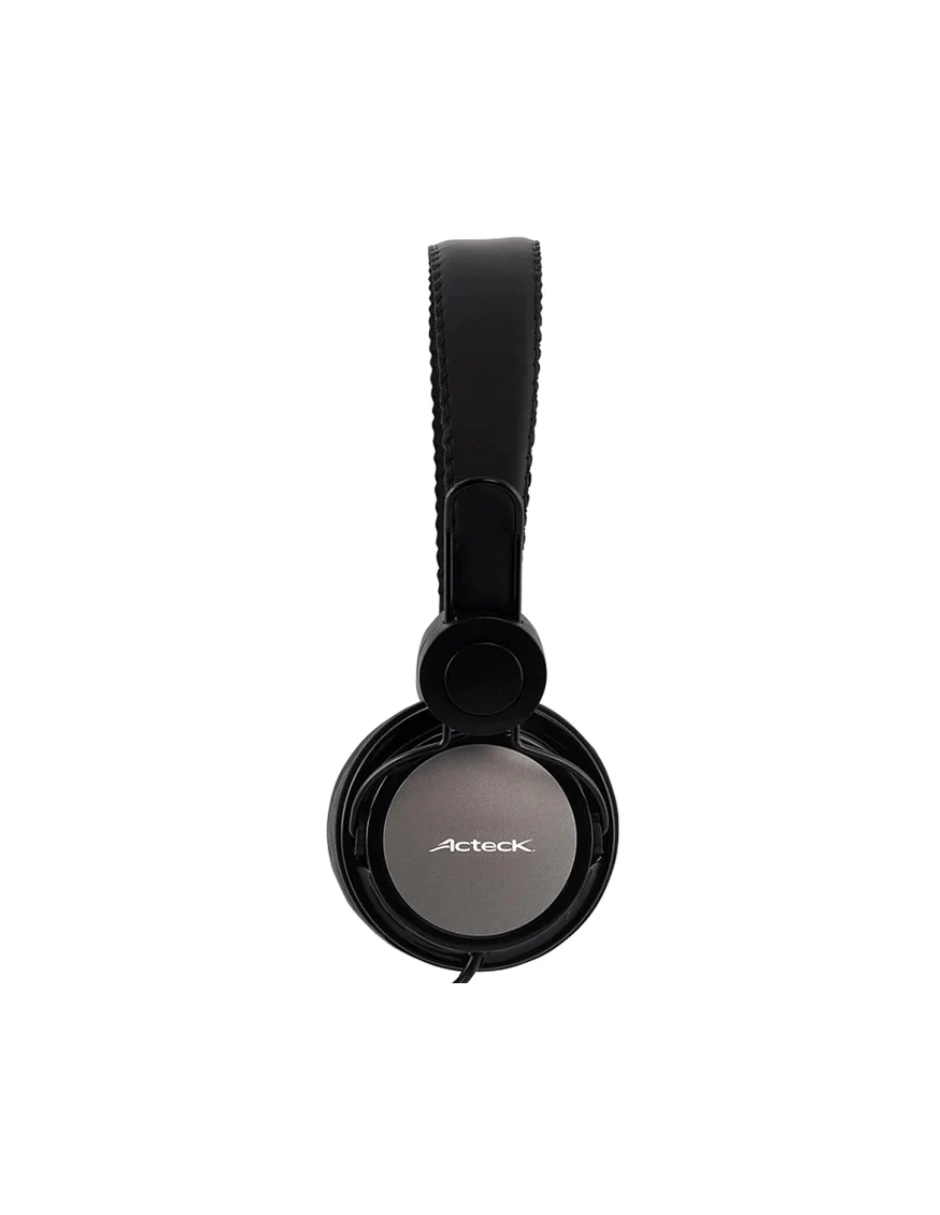 Foto 4 pulgar | Audífonos Acteck On-ear 3.5mm (negros)