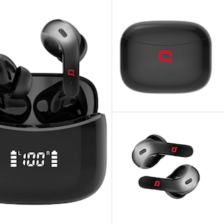 Foto 2 | Audífonos Inalámbricos Compaq Bluetooth A Prueba de Agua Negro