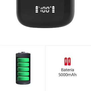 Foto 3 | Audífonos Inalámbricos Compaq Bluetooth A Prueba de Agua Negro