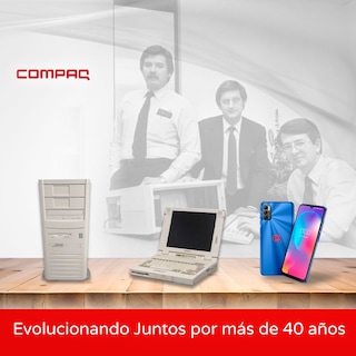 Foto 7 | Audífonos Inalámbricos Compaq Bluetooth A Prueba de Agua Negro