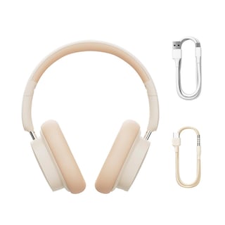 Foto 4 | Audífonos Inalámbricos Baseus Bowie D05 Beige con Cable Jack 3.5 MM