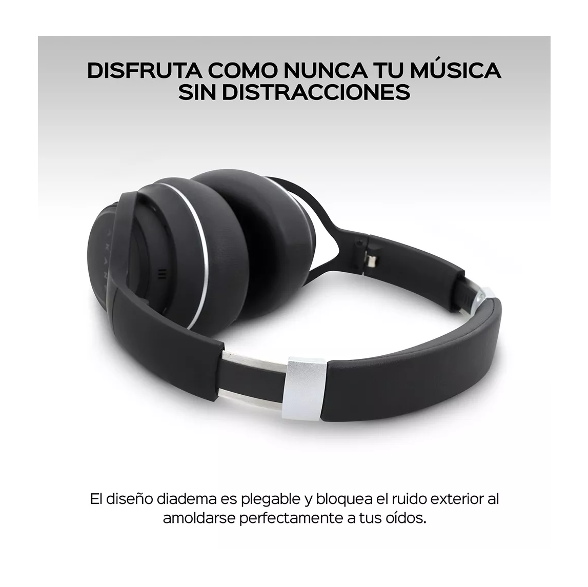 Foto 2 | Audífonos Inalámbricos Akane Negros con Bluetooth