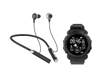 Foto 1 | Audífonos In Ear Sport Watch con Reloj 2 Piezas