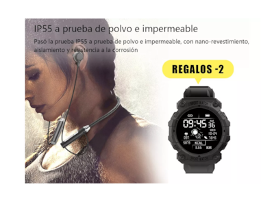 Foto 2 | Audífonos In Ear Sport Watch con Reloj 2 Piezas