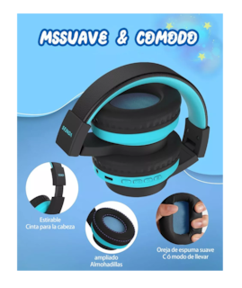 Foto 3 | Audífonos Inalámbricos Seenda Azules con Bluetooth
