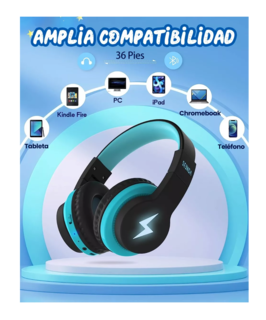 Foto 5 | Audífonos Inalámbricos Seenda Azules con Bluetooth