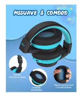 Foto 3 | Audífonos Inalámbricos Seenda Azules con Bluetooth