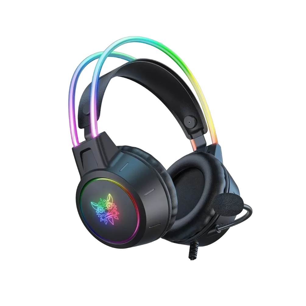 Audífonos Gamer Onikuma X15 Pro Negros con Luces