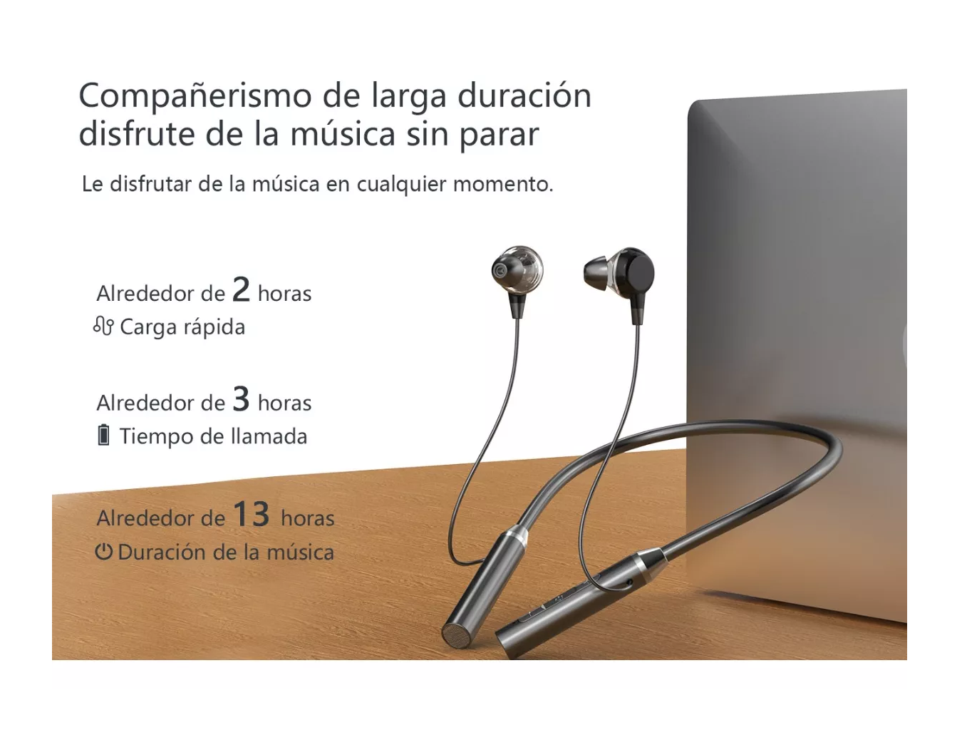 Foto 6 pulgar | Audífonos Deportivos con Audífonos True Wireless Negro 2 Piezas