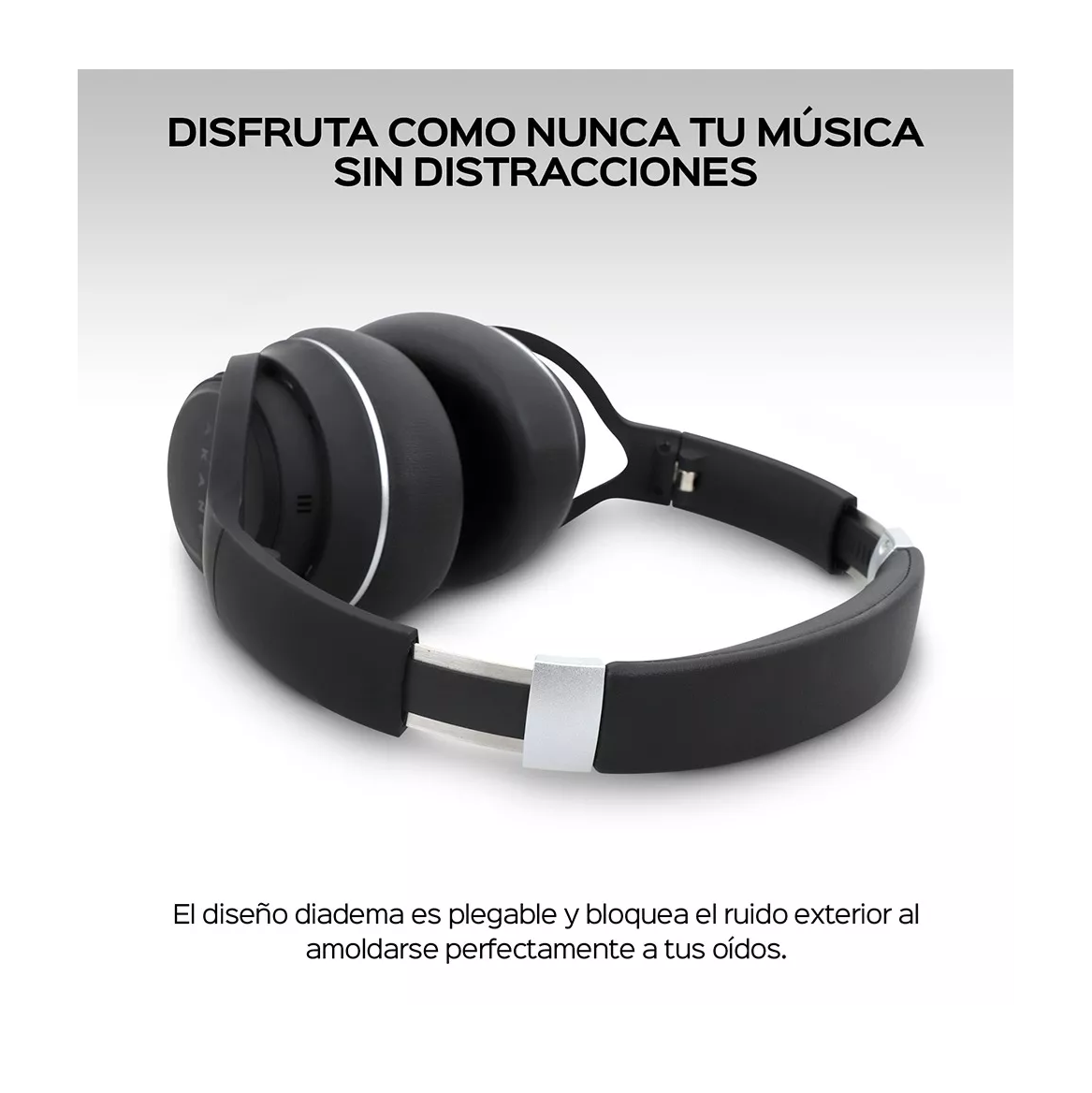 Foto 5 | Audiófonos Inalámbricos Akane Negros Bluetooth 5.0