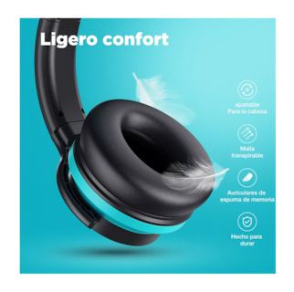Foto 2 | Audífonos Bluetooth Cowin con Cancelación de Ruido Azul Cielo