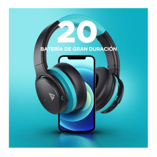 Foto 3 | Audífonos Bluetooth Cowin con Cancelación de Ruido Azul Cielo