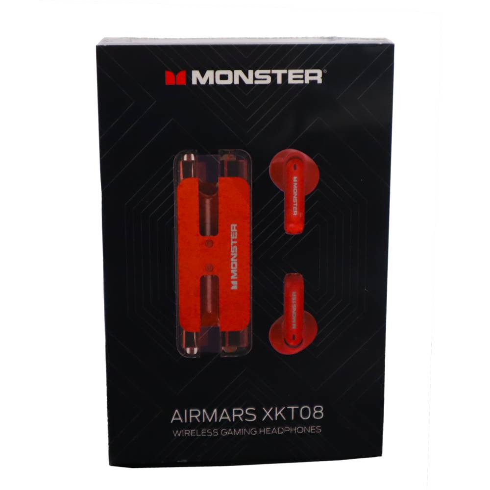 Foto 4 pulgar | Audífonos Inalámbricos Monster Airmars XKT09 Rojos