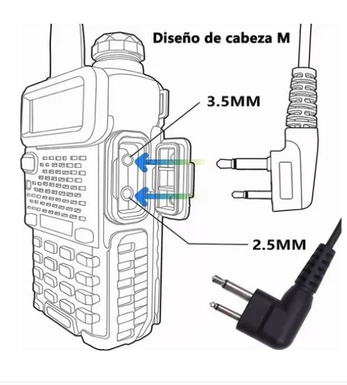 Foto 4 pulgar | Audífonos Manos Libres Wünd para Radio Talkie Kenwood y Baofeng