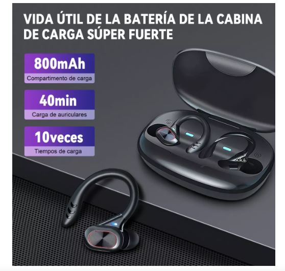 Foto 3 pulgar | Audífonos Deportivos Inalámbricos Bluetooth 5.0