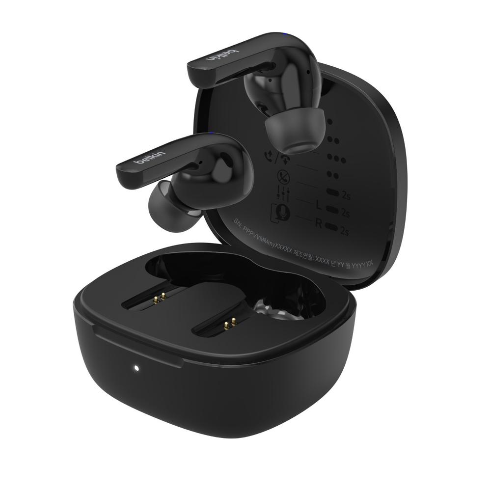 Foto 1 | Audífonos True Wireless Belkin Negros con Bluetooth